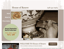 Tablet Screenshot of houseofrenew.com